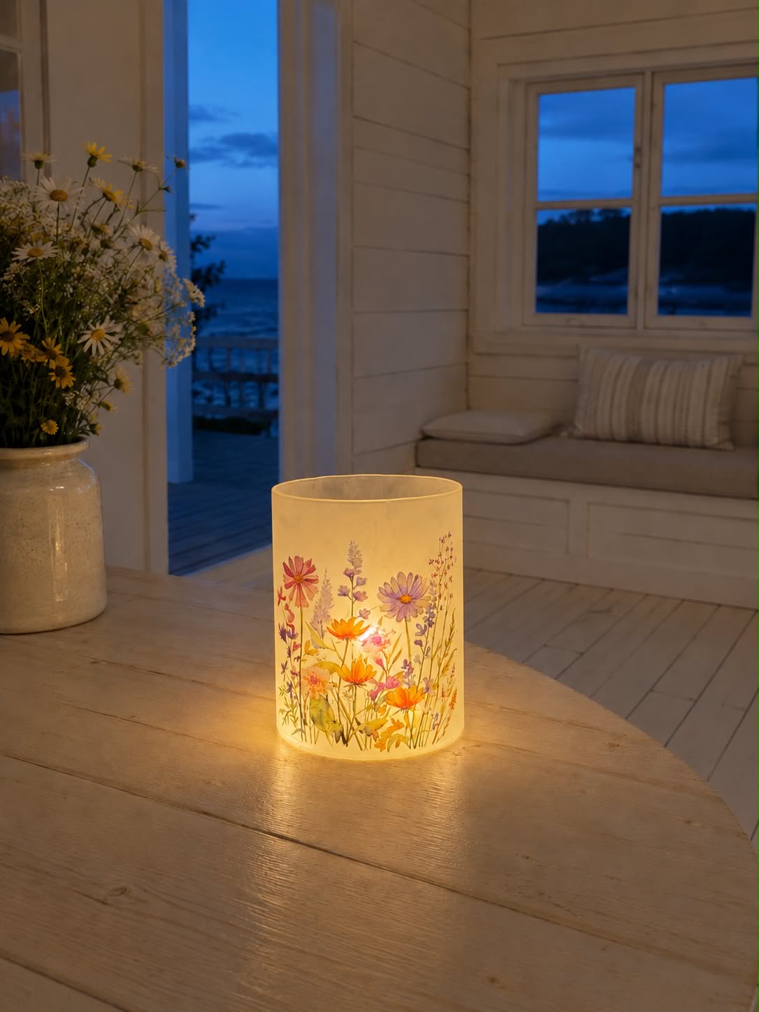 FLORA Licht - Lila / Pink