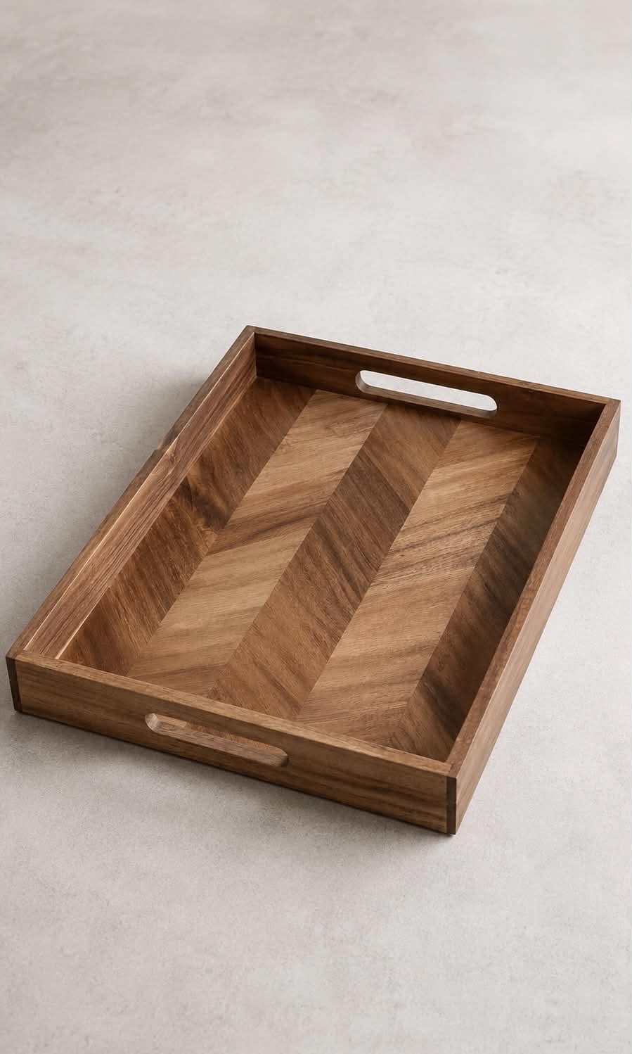 Tablett Fischgrät - 39X28 cm