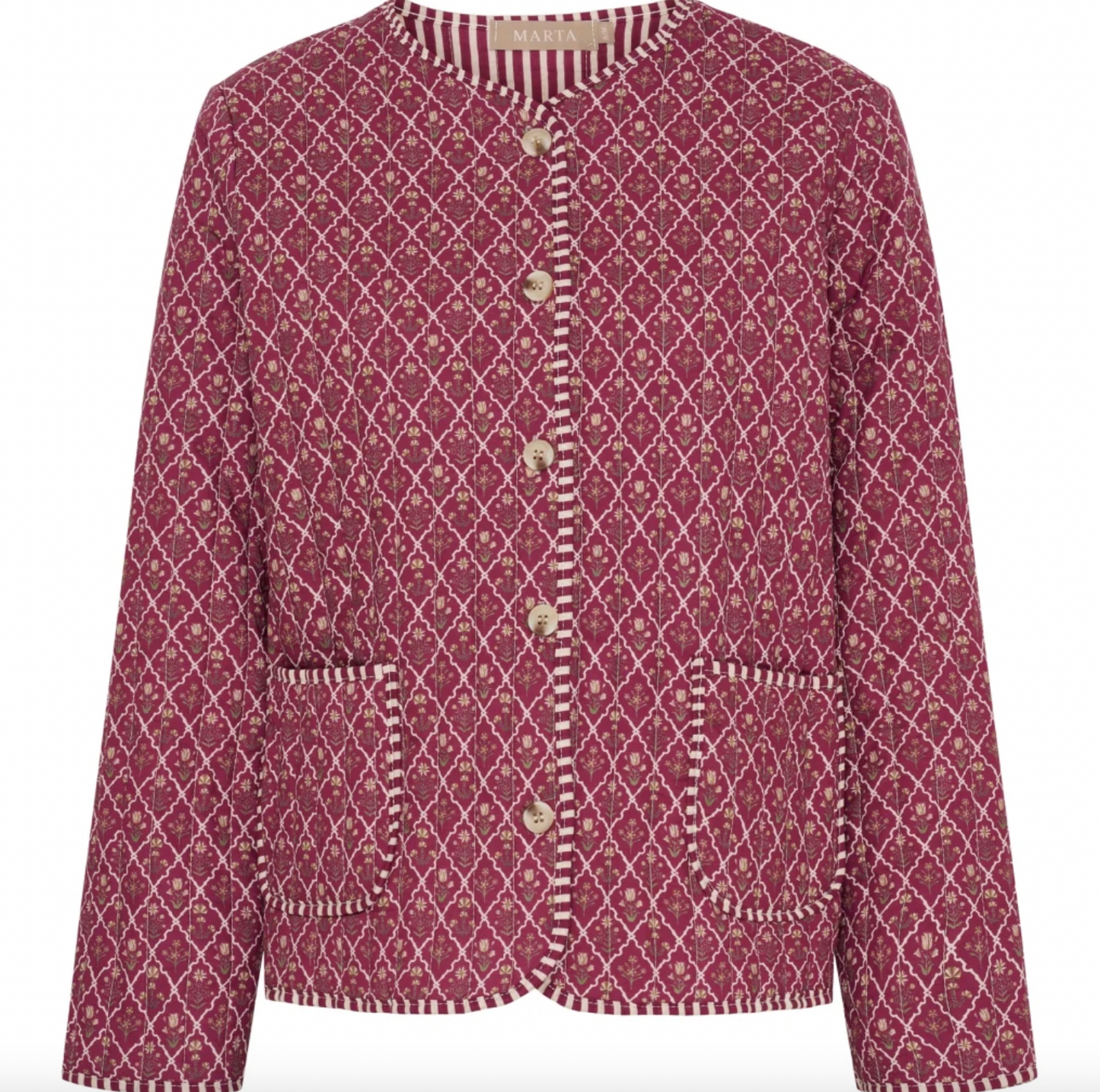 Quilt-Jacke - Bordeaux