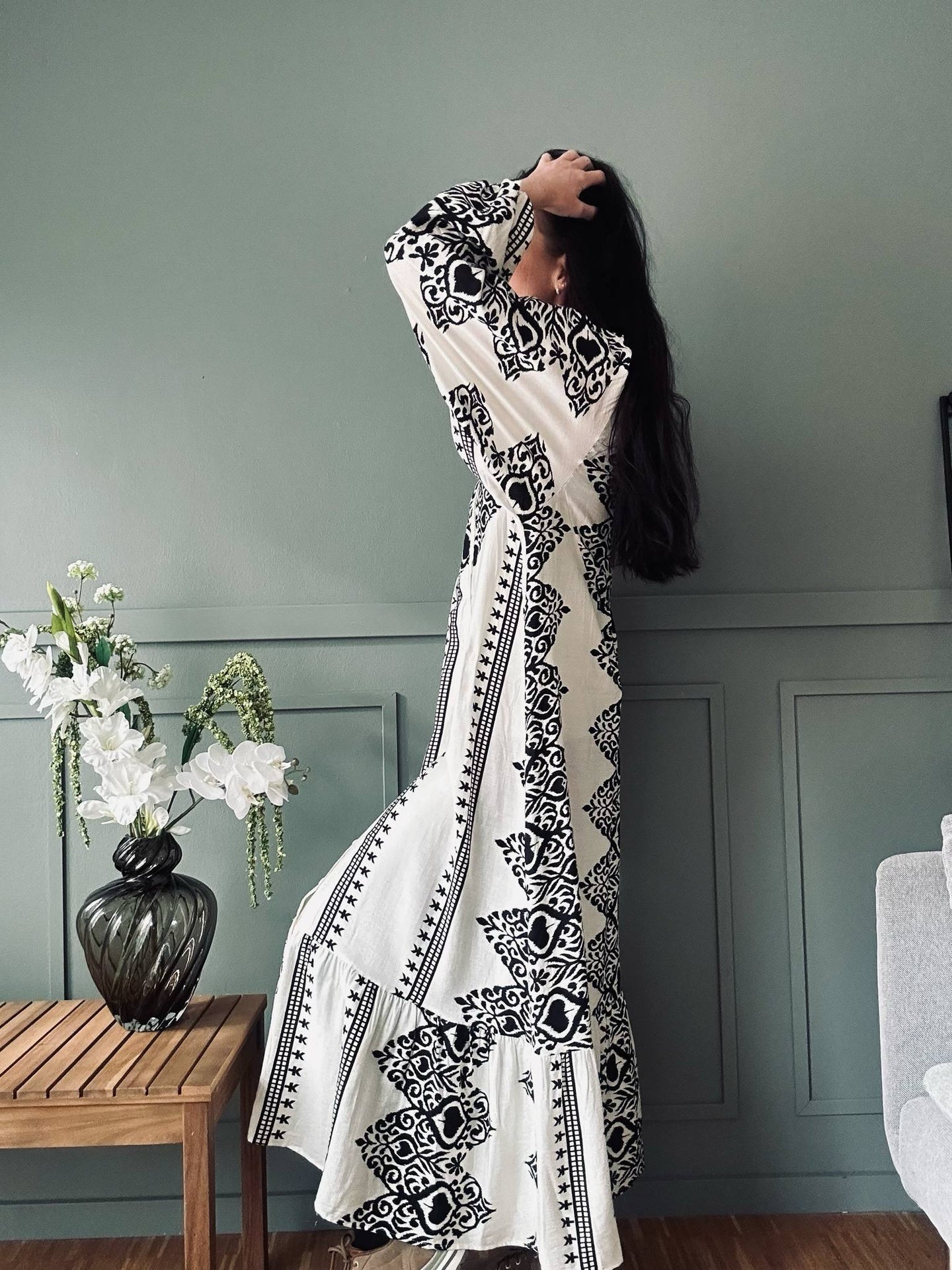 Kleid Beige - Boheme Baumwolle