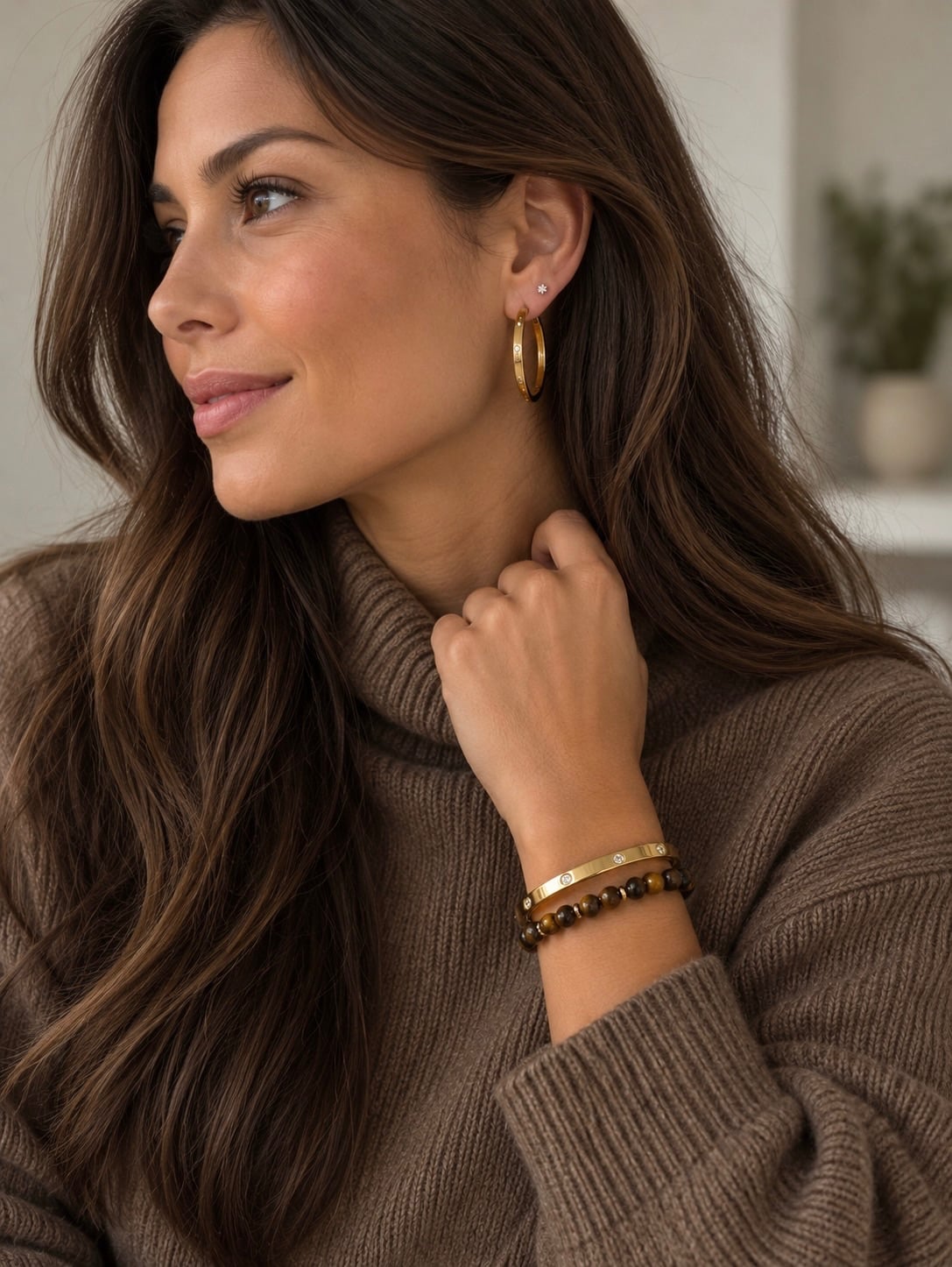 Ohrringe Mindy 18K vergoldet