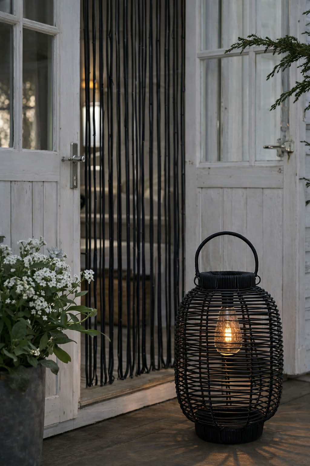 Laterne Solar Molly Black