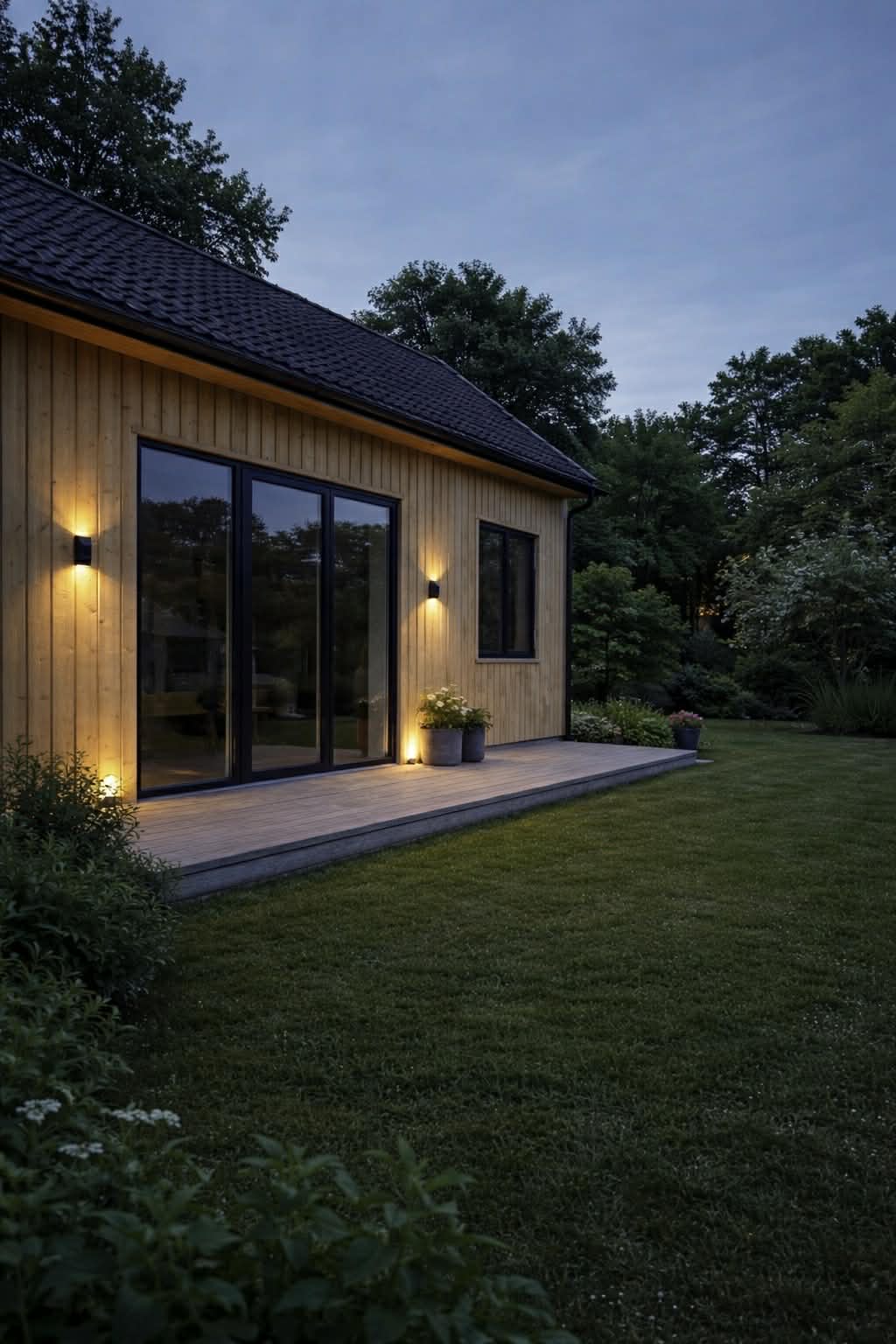 Wandleuchte mit Solarzellen – Up & Down