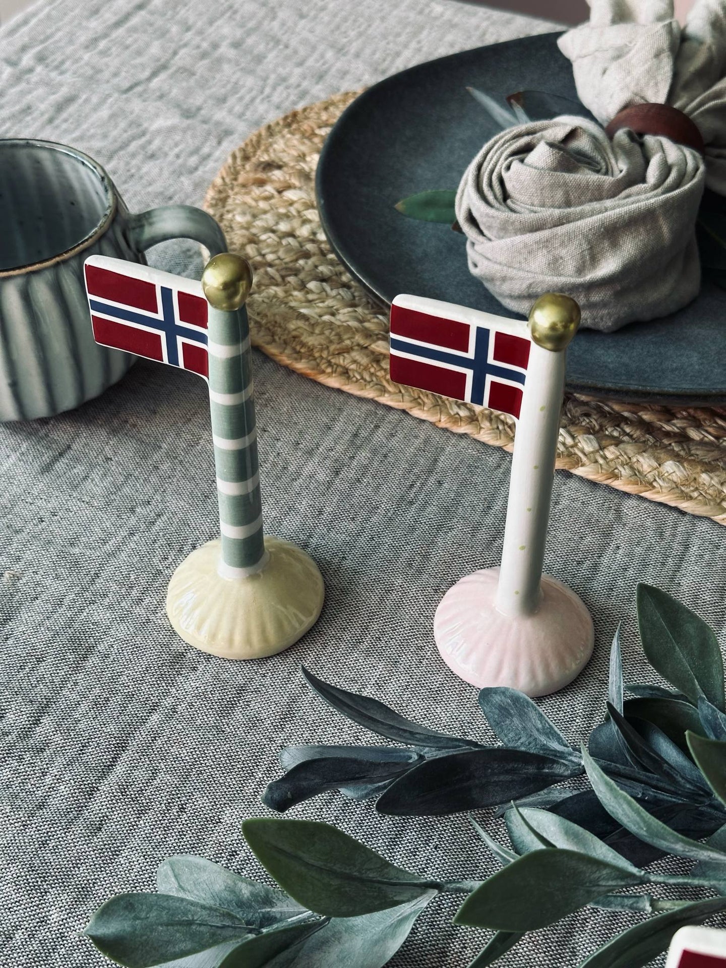 Keramikflagge – Norwegen