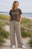 Hose Leinenmix – Fango / Beige