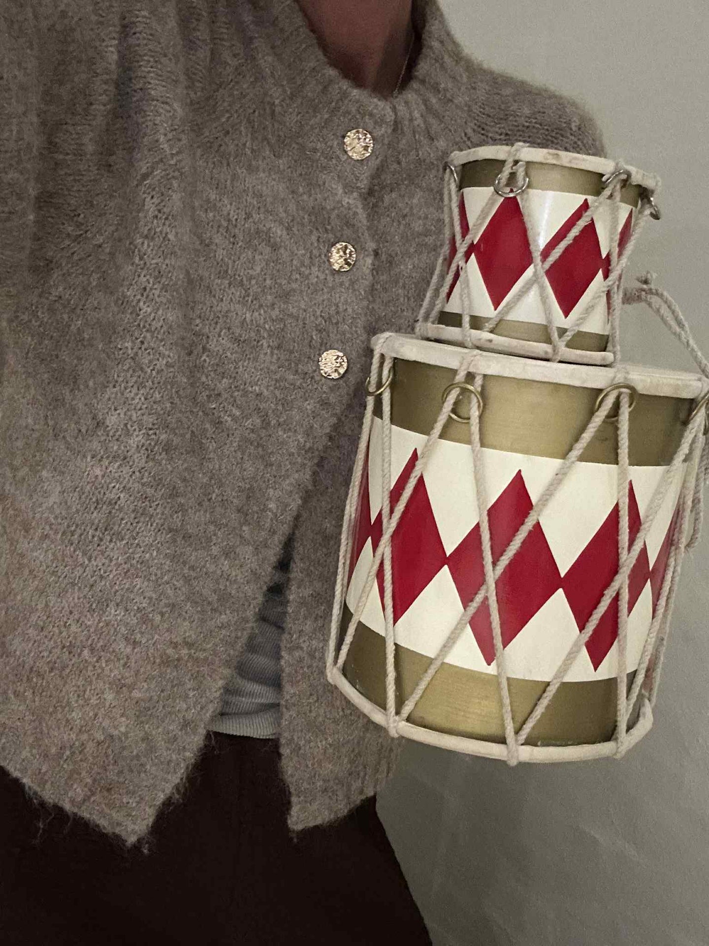 Trommel mit Leder – Nostalgie