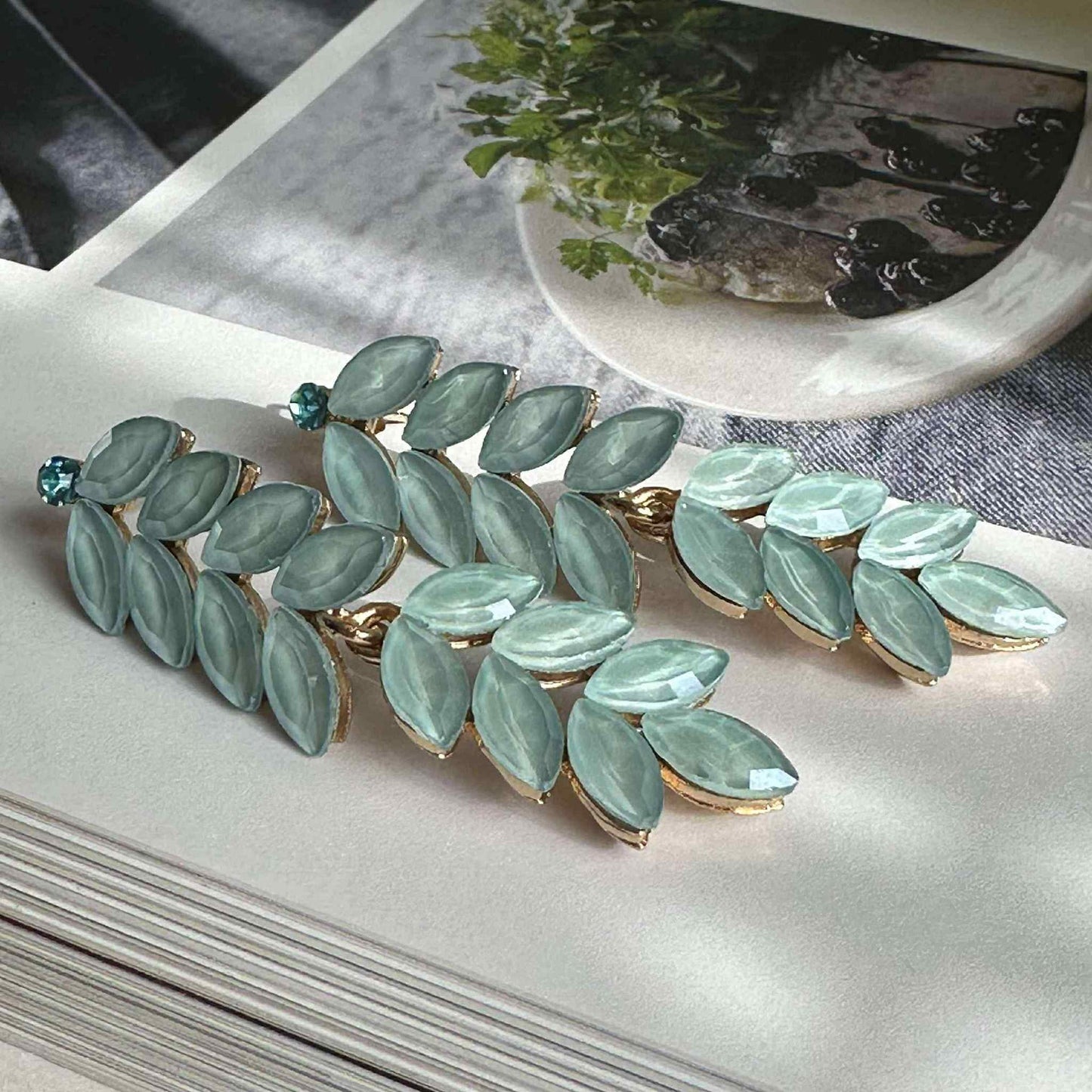Ohrringe Leona - Aqua