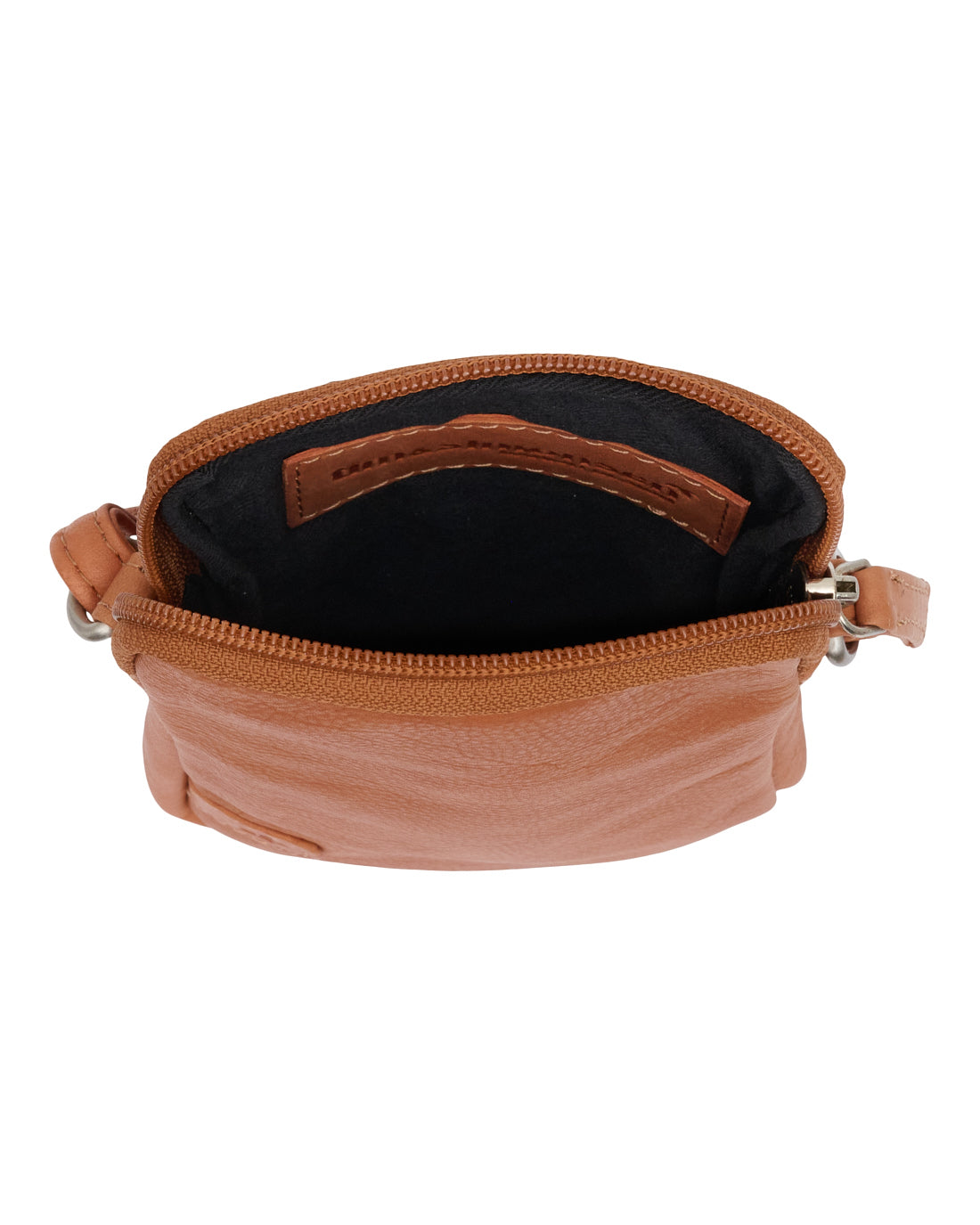 Handytasche Misse - Cognac / silber