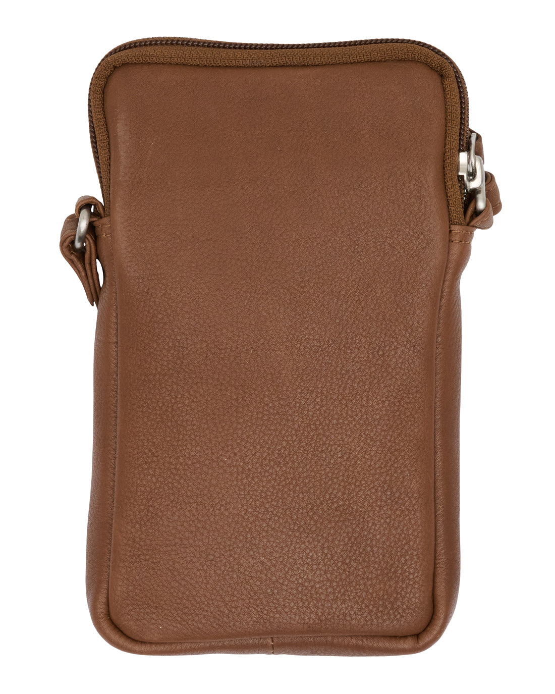 Handytasche Misse - Coffee / Silber
