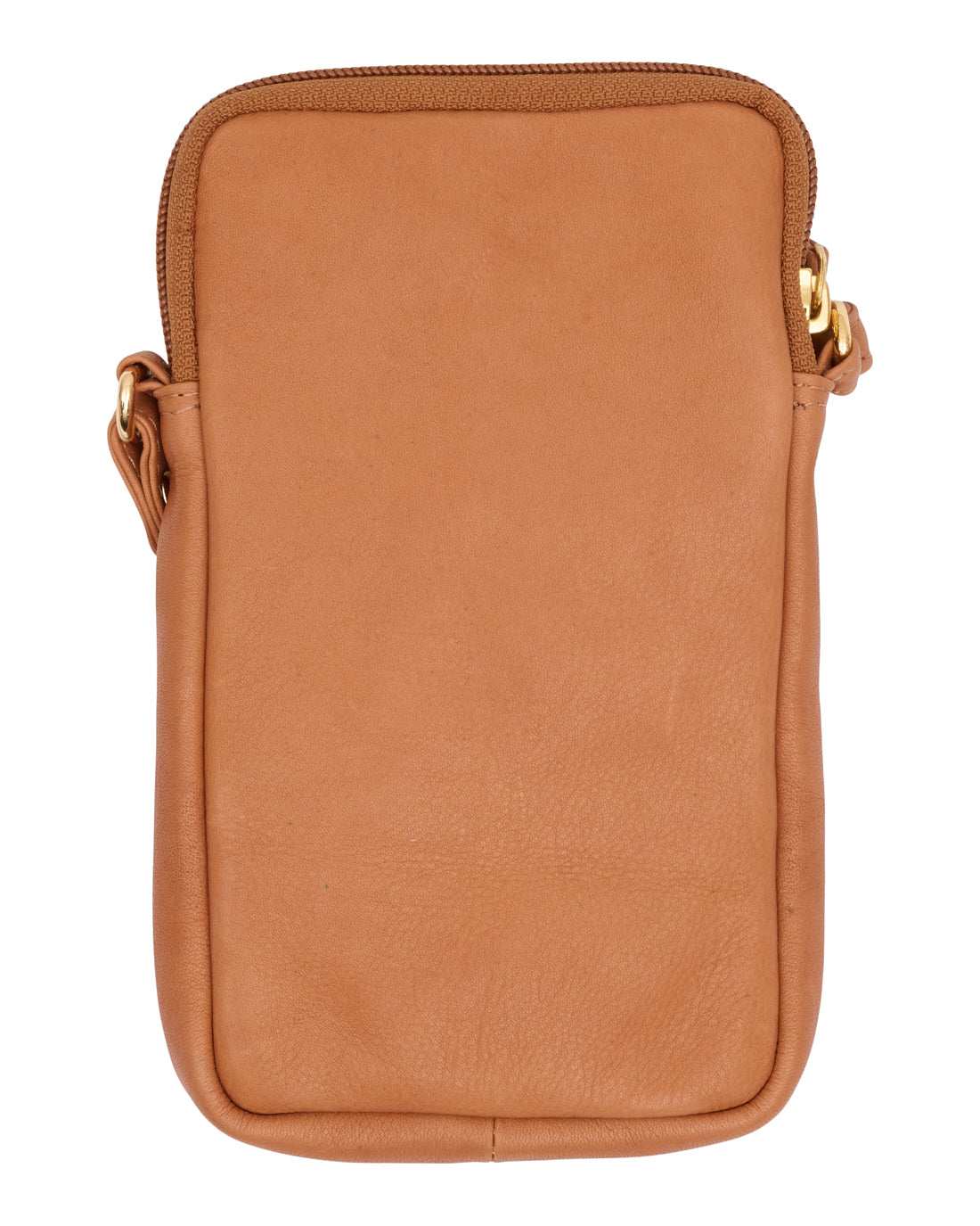 Handytasche Misse - Cognac / Gold