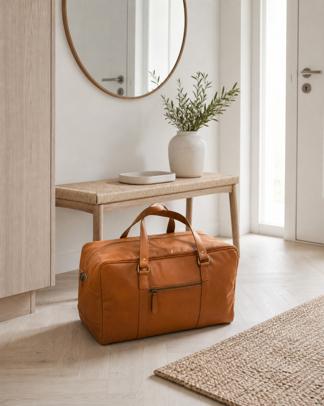Weekender-Tasche Faust - Cognac