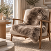 Lammfell aus Neuseeland – Mocca 85x55 cm