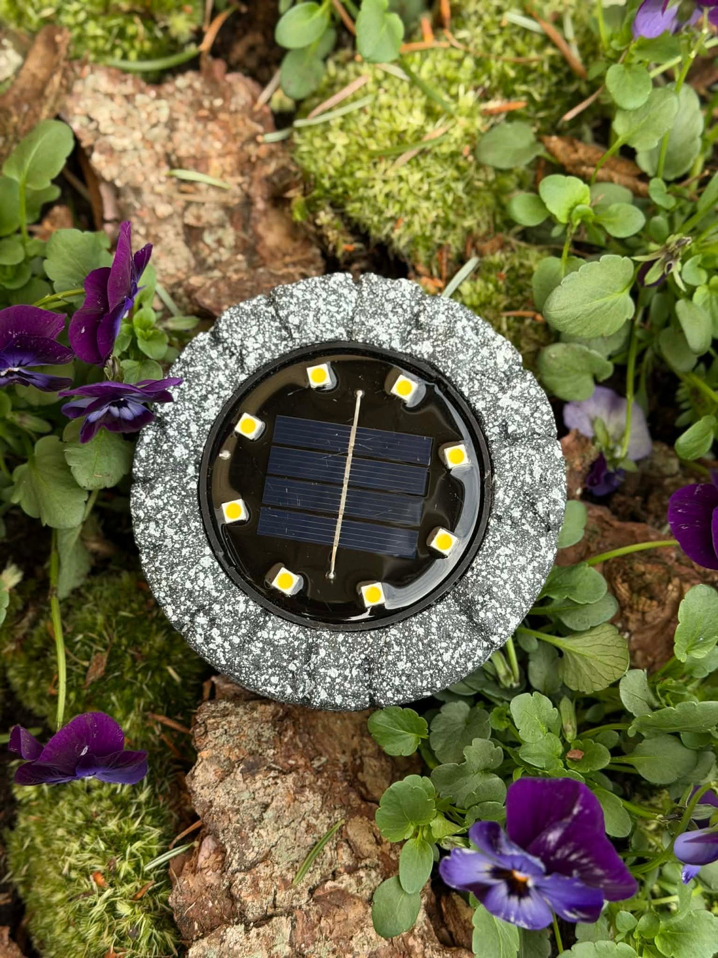Solar-Spot in Steinoptik