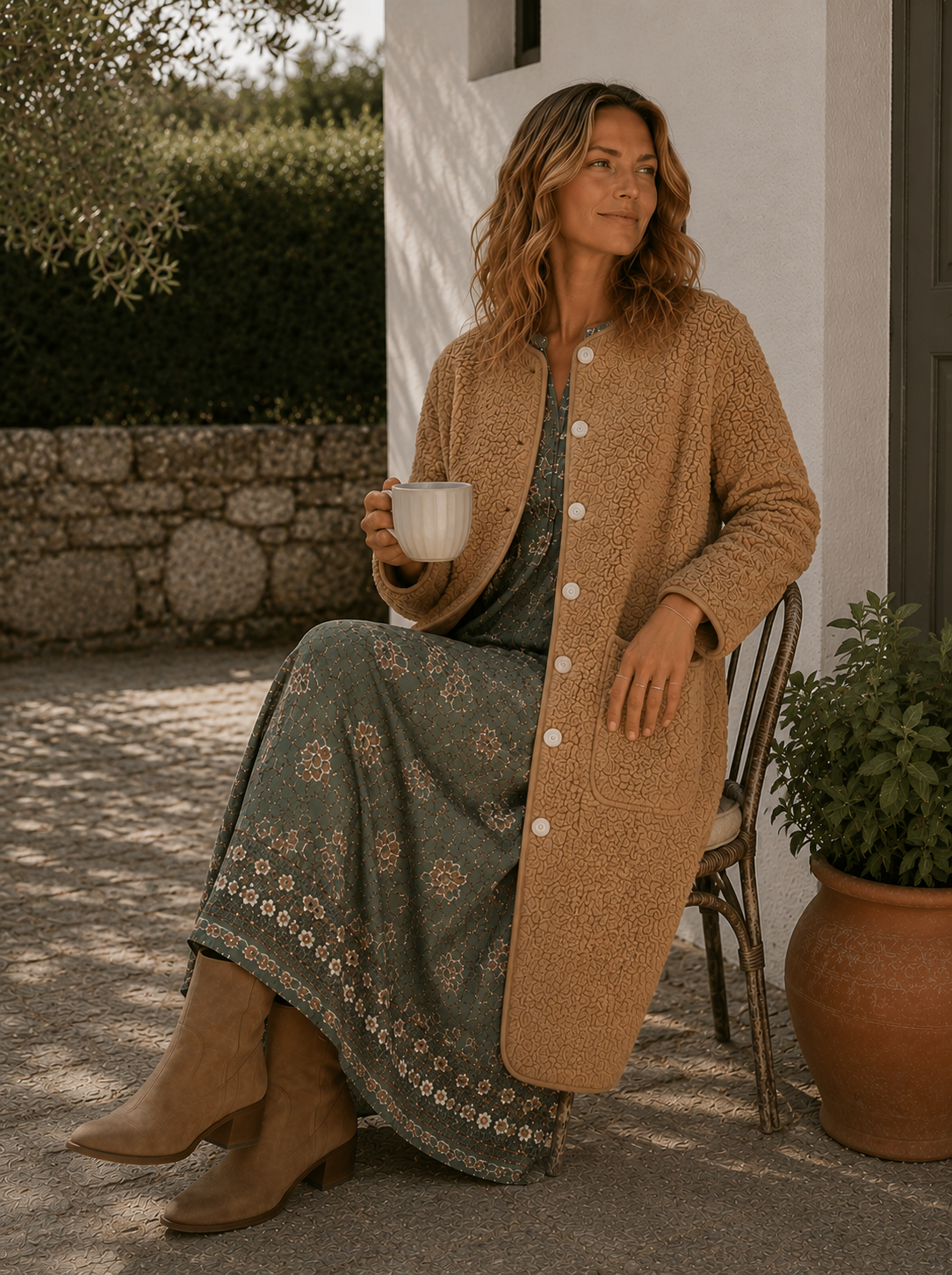 Jacke Stephanie Camel