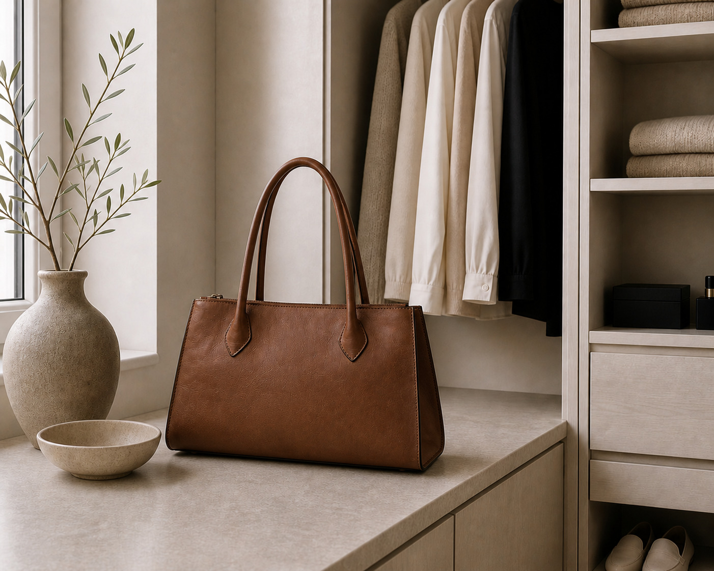 Handtasche Ora Cognac