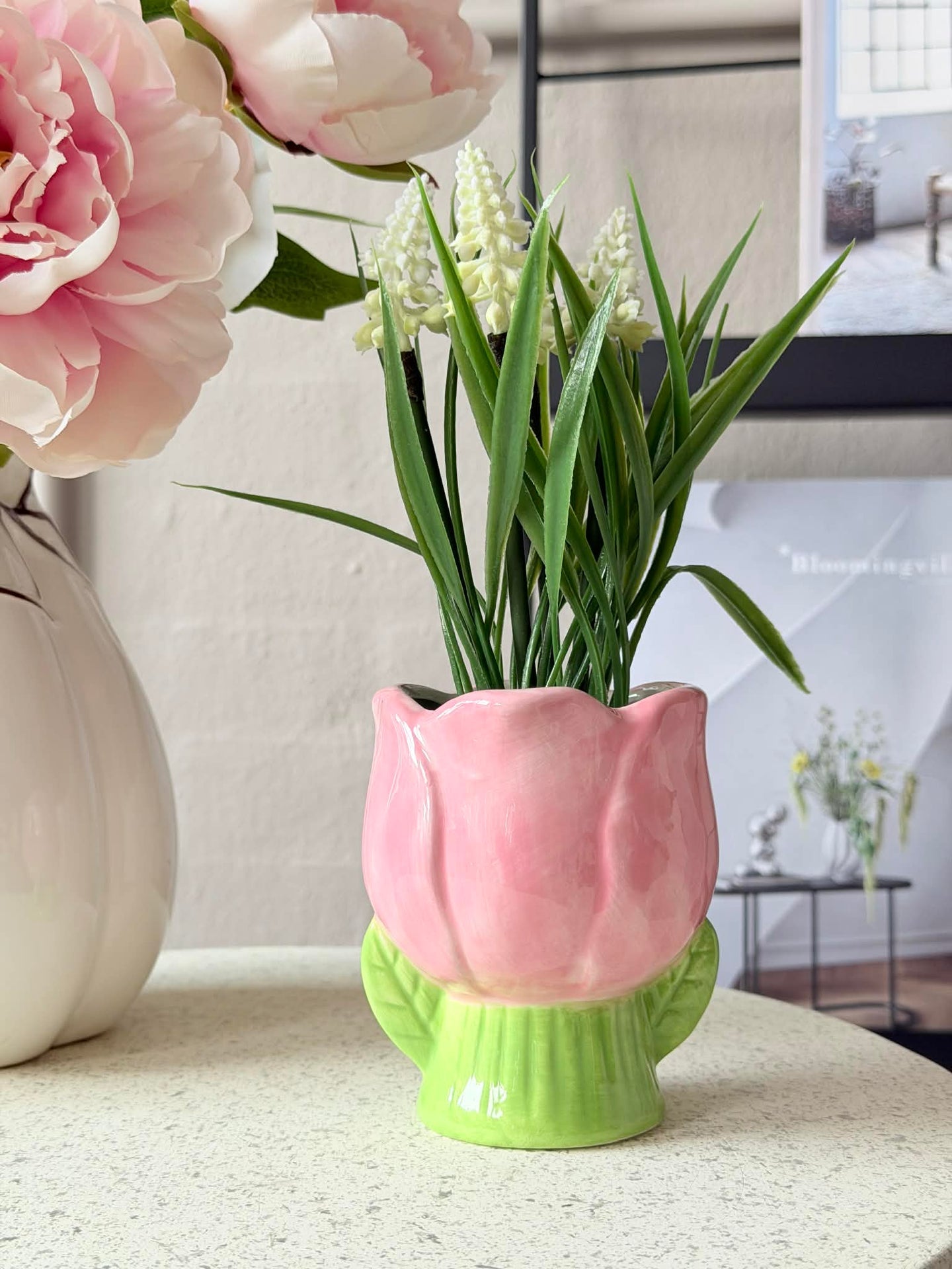 Übertopf Tulpe - mehrere Farben