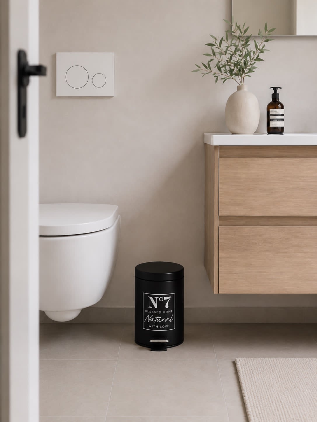 Treteimer No.7 – Schwarz