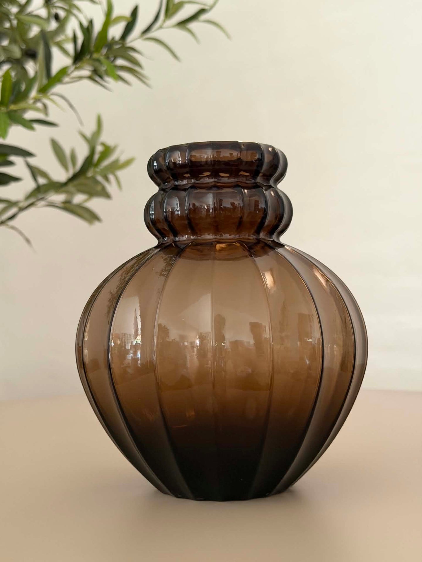 Vase Mary - Braun