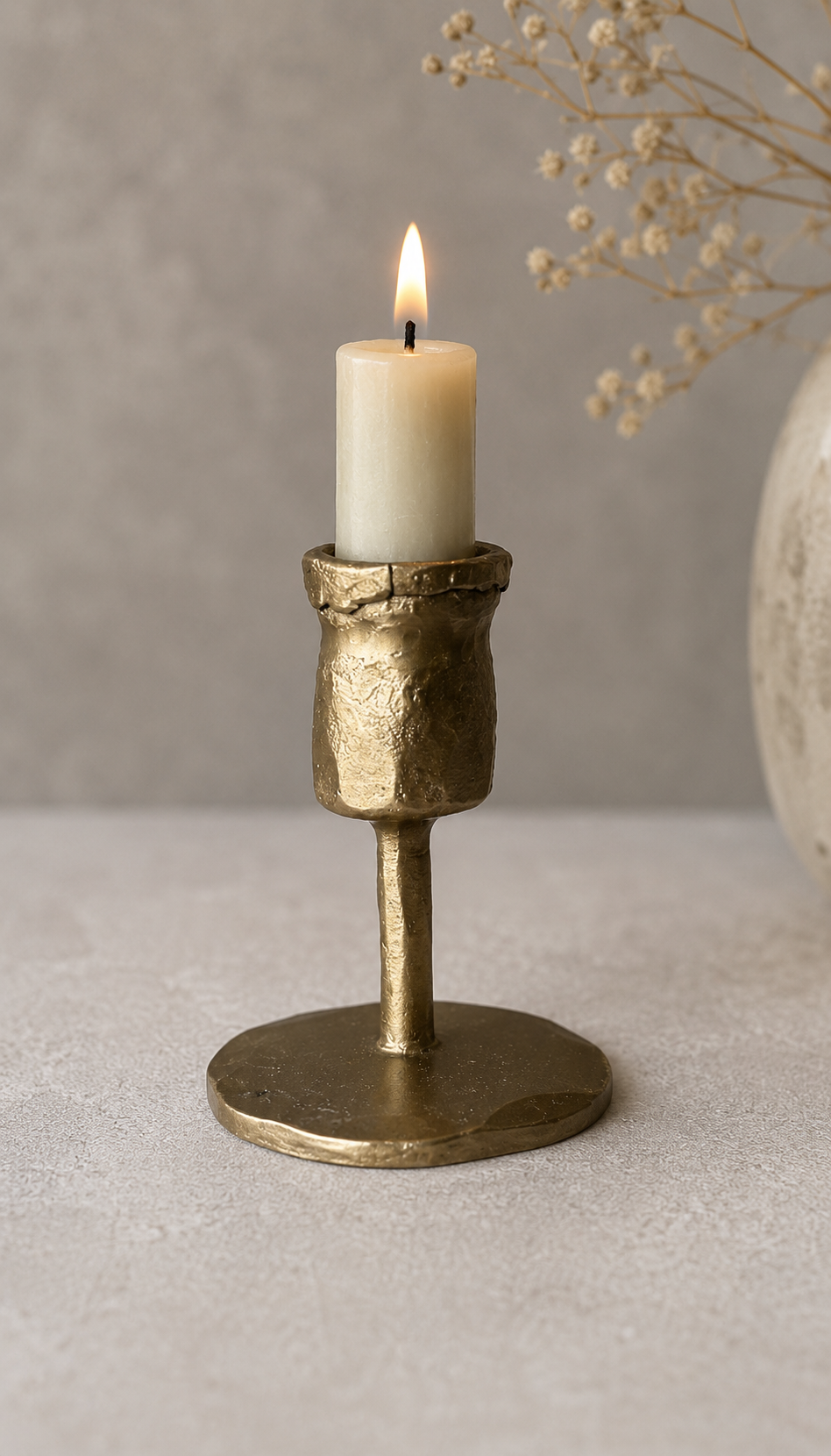 Kerzenhalter – Golden 7 cm