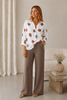 Bluse Rive brown