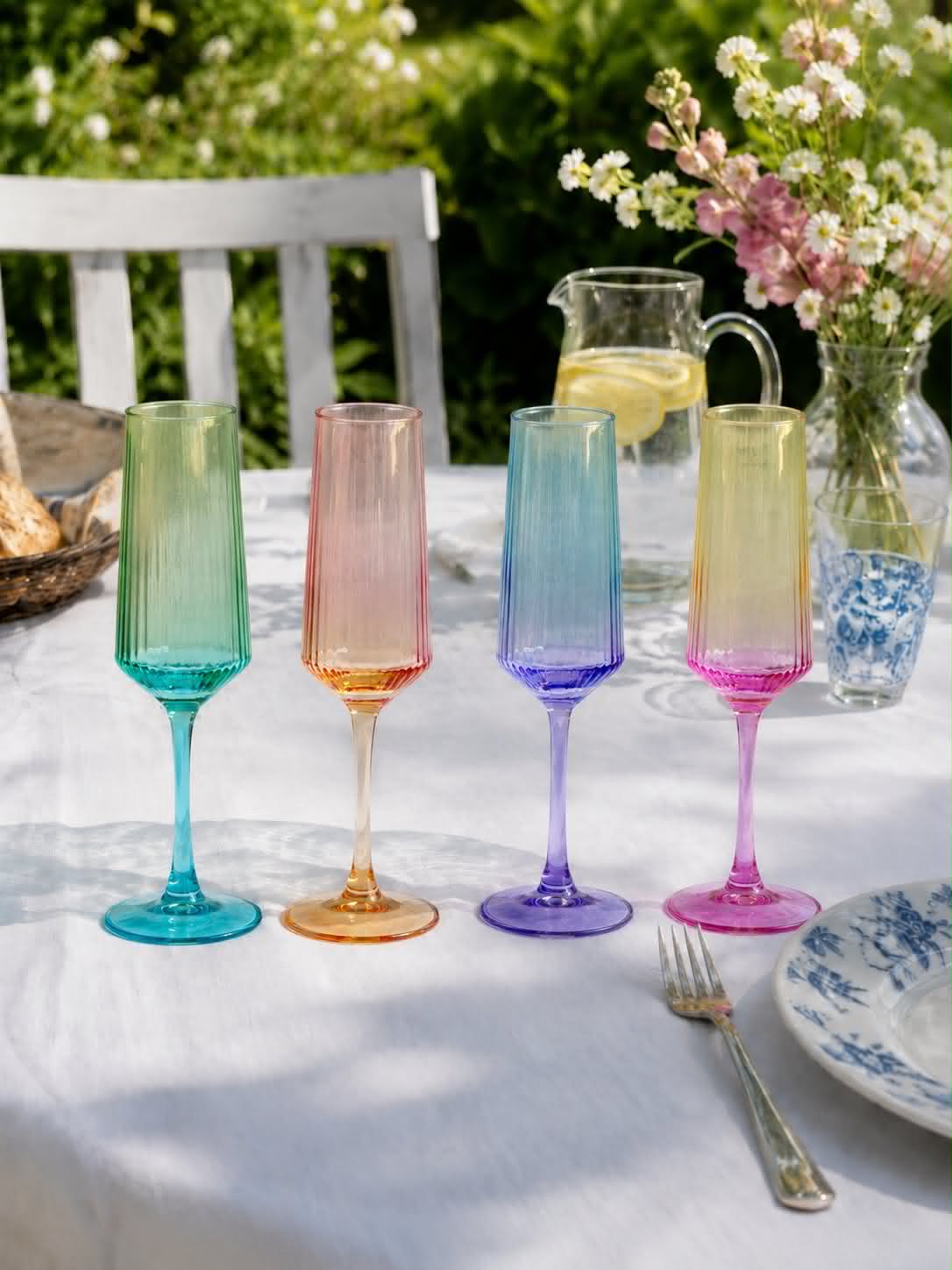 Champagnerglas Aurora - Color MIX
