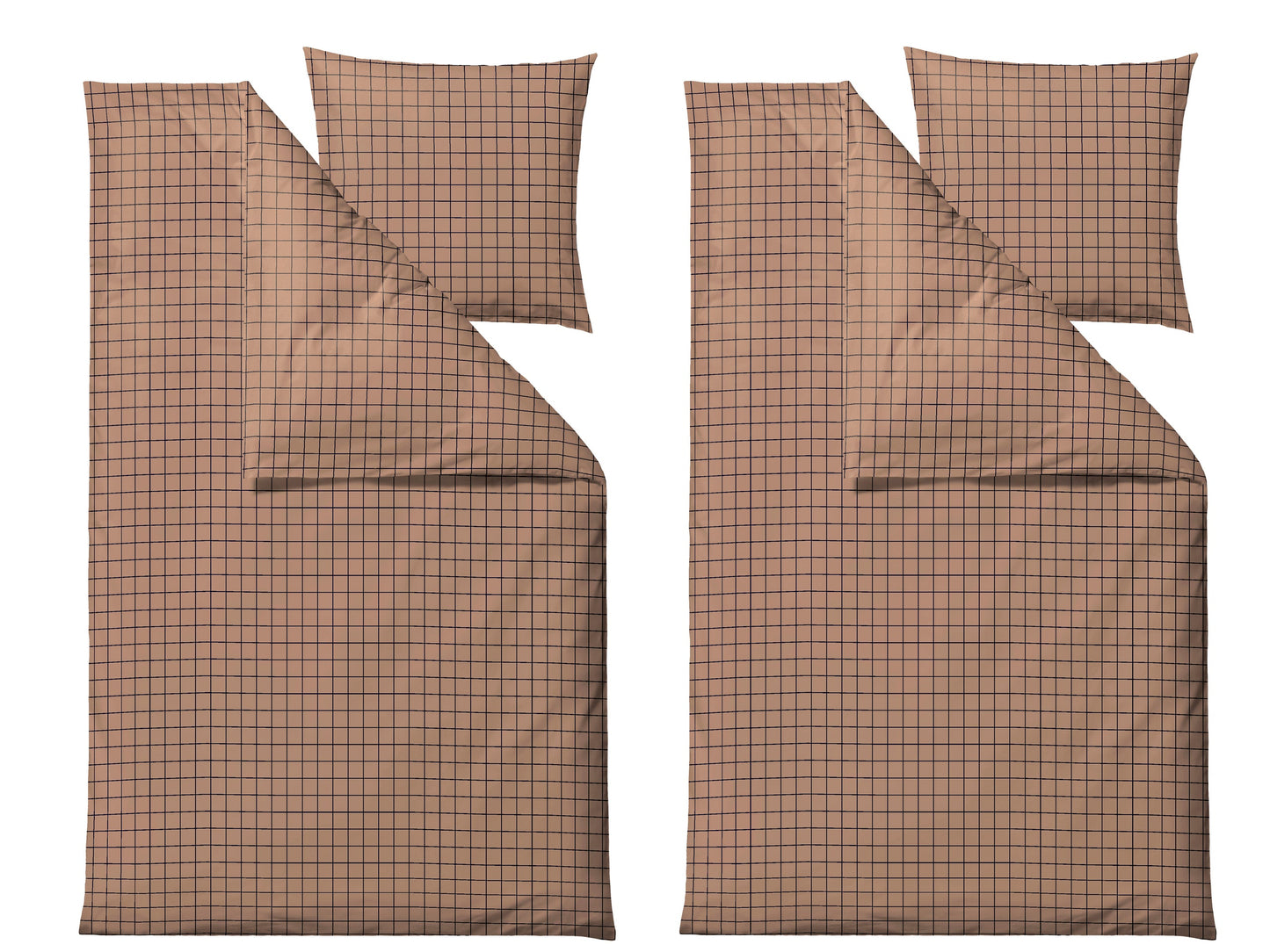 Bettwäsche, 2er-Set - Södahl - Vista Warm Taupe