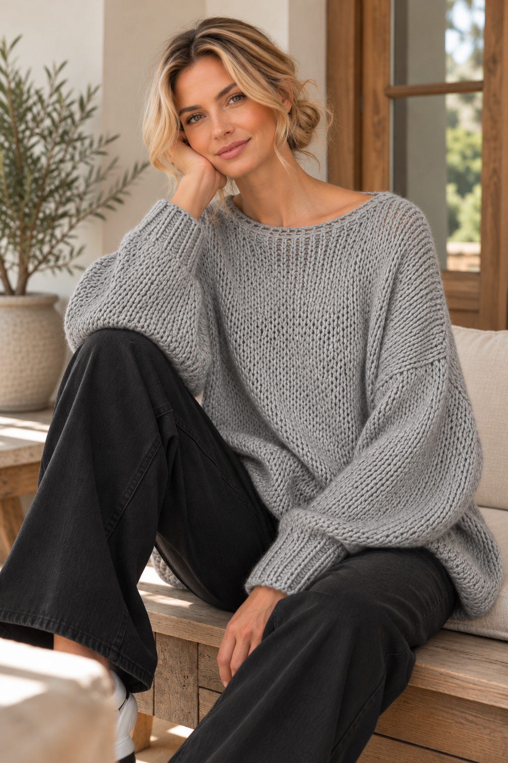 Strick Lumina Grigio – Grauer Strick