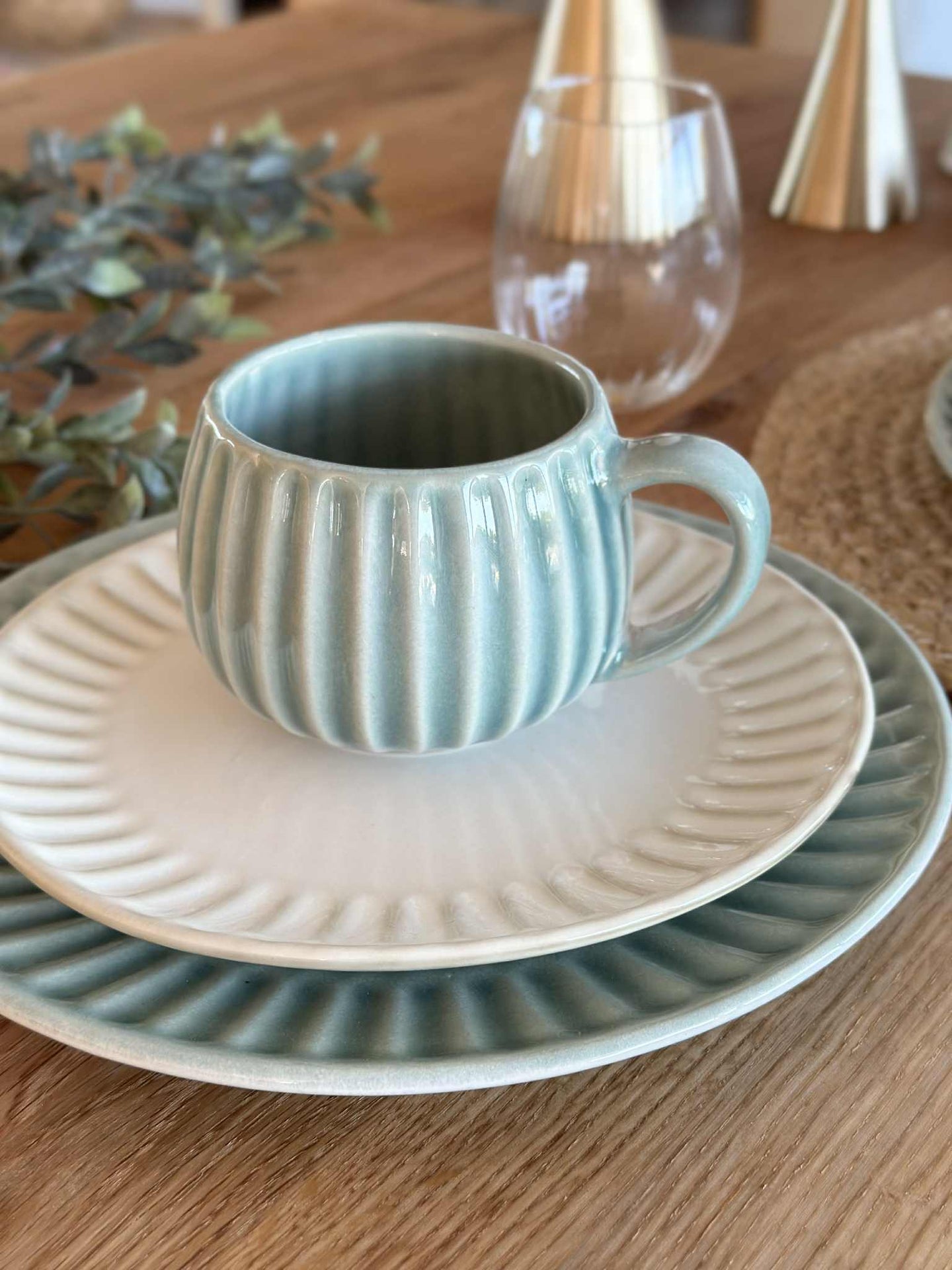 Becher VIGA Strib - Mint