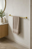 Handtuchstange aus Edelstahl - Messing-Look