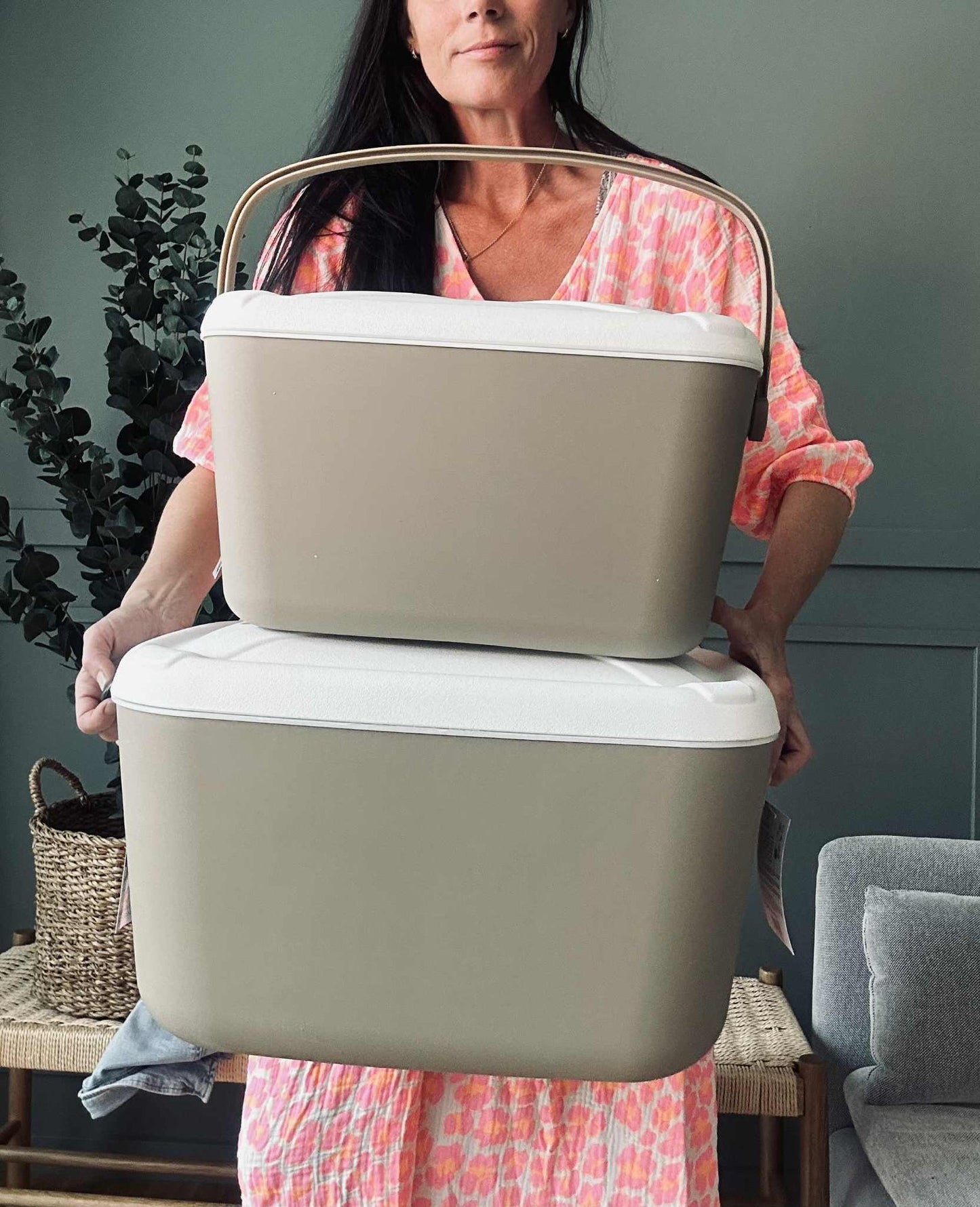 COOLER BOX - Set mit 2 Stück Beige