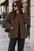 Jacke Lucile Brown Teddy