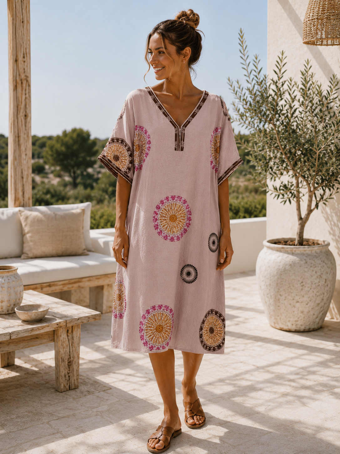 Kleid Zenia marrone