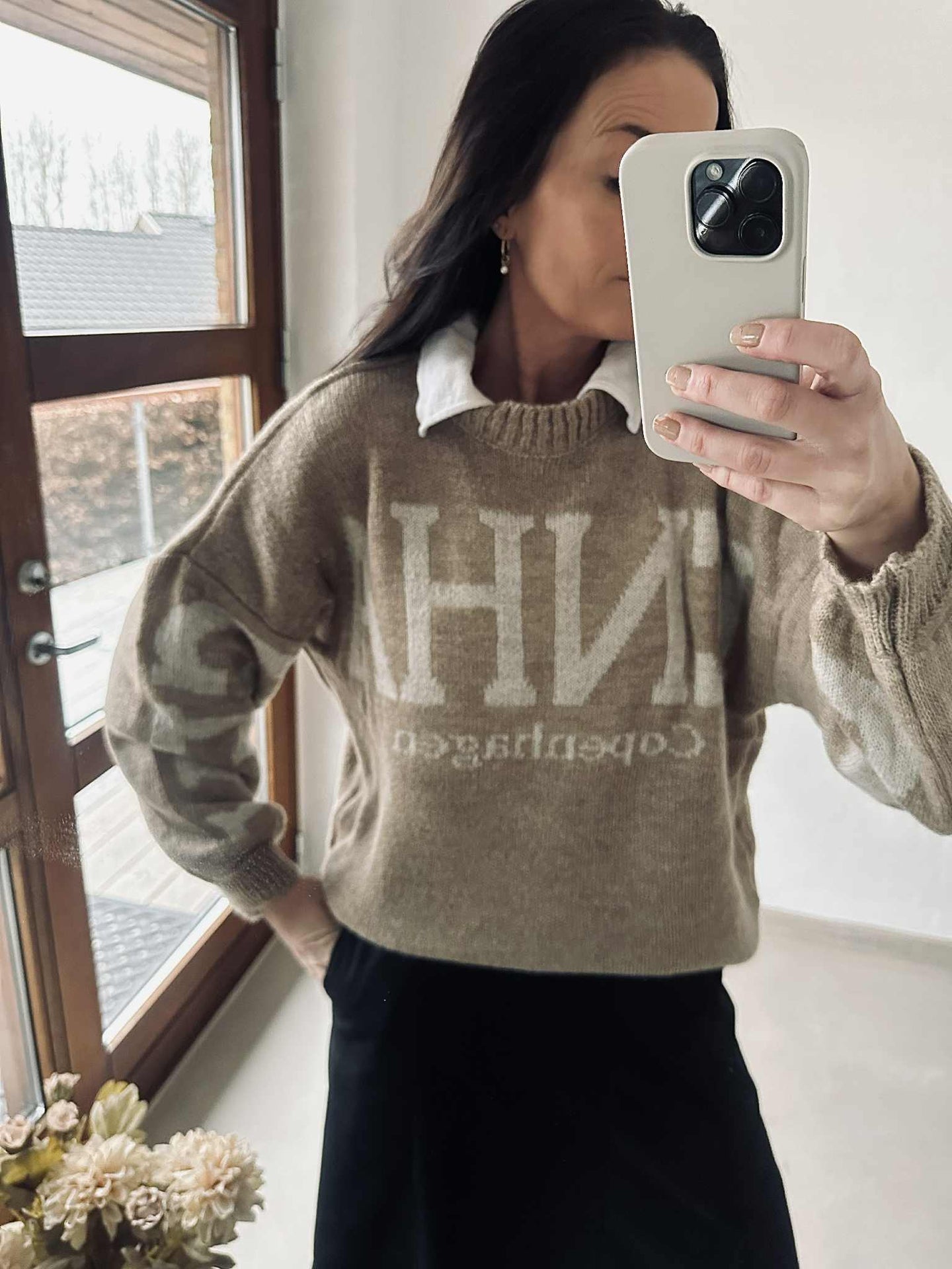 Strick Aria Copenhagen - Fango / Beige