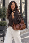Schultertasche - Walnut