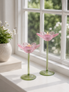 Teelichthalter Blume - Rosa