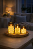 LED-Licht ALMA 3 Stk. mit Fernbedienung
