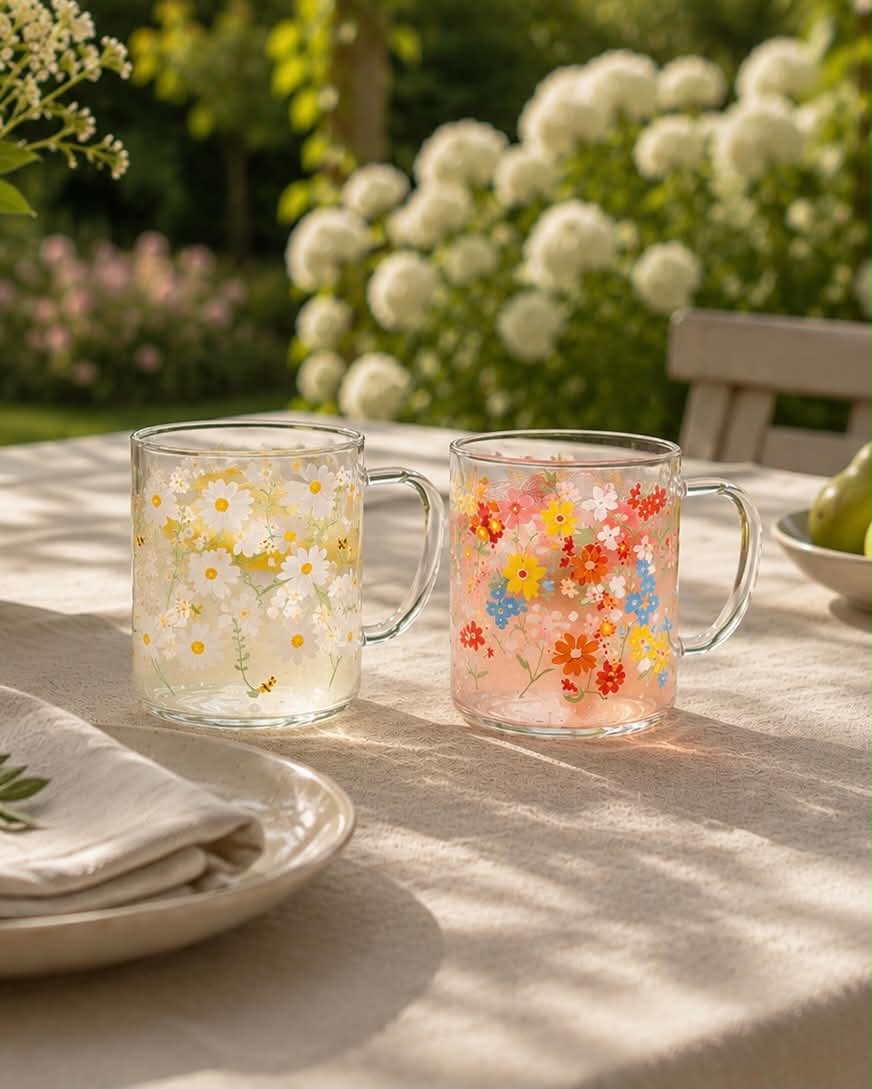 Glasbecher Summer - Color mix