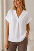 T-Shirt - White linen