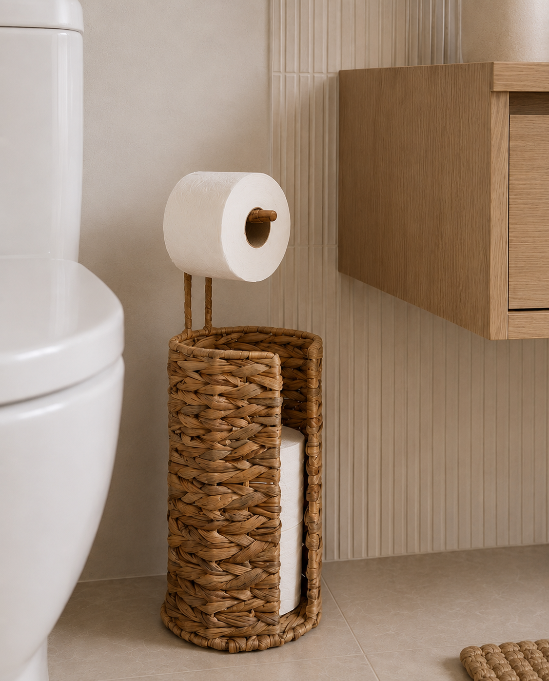 Toilettenpapierhalter – Wasserhyazinthe