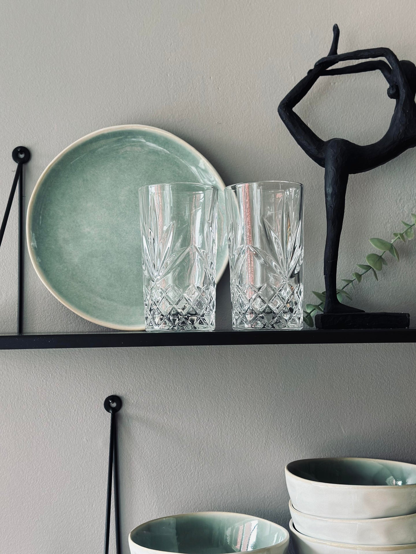 Steingutteller Mint