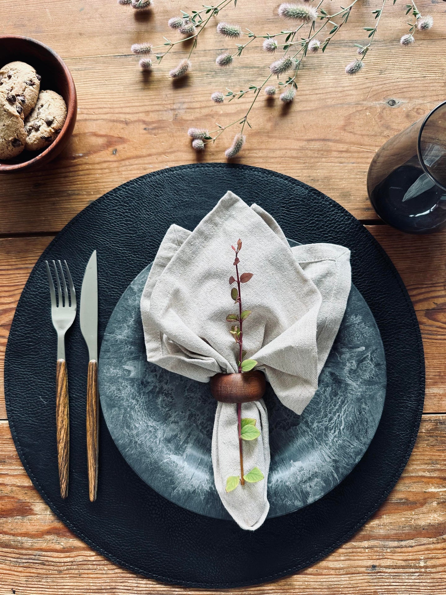 Platzmatte Grau / Schwarz – Wendbar