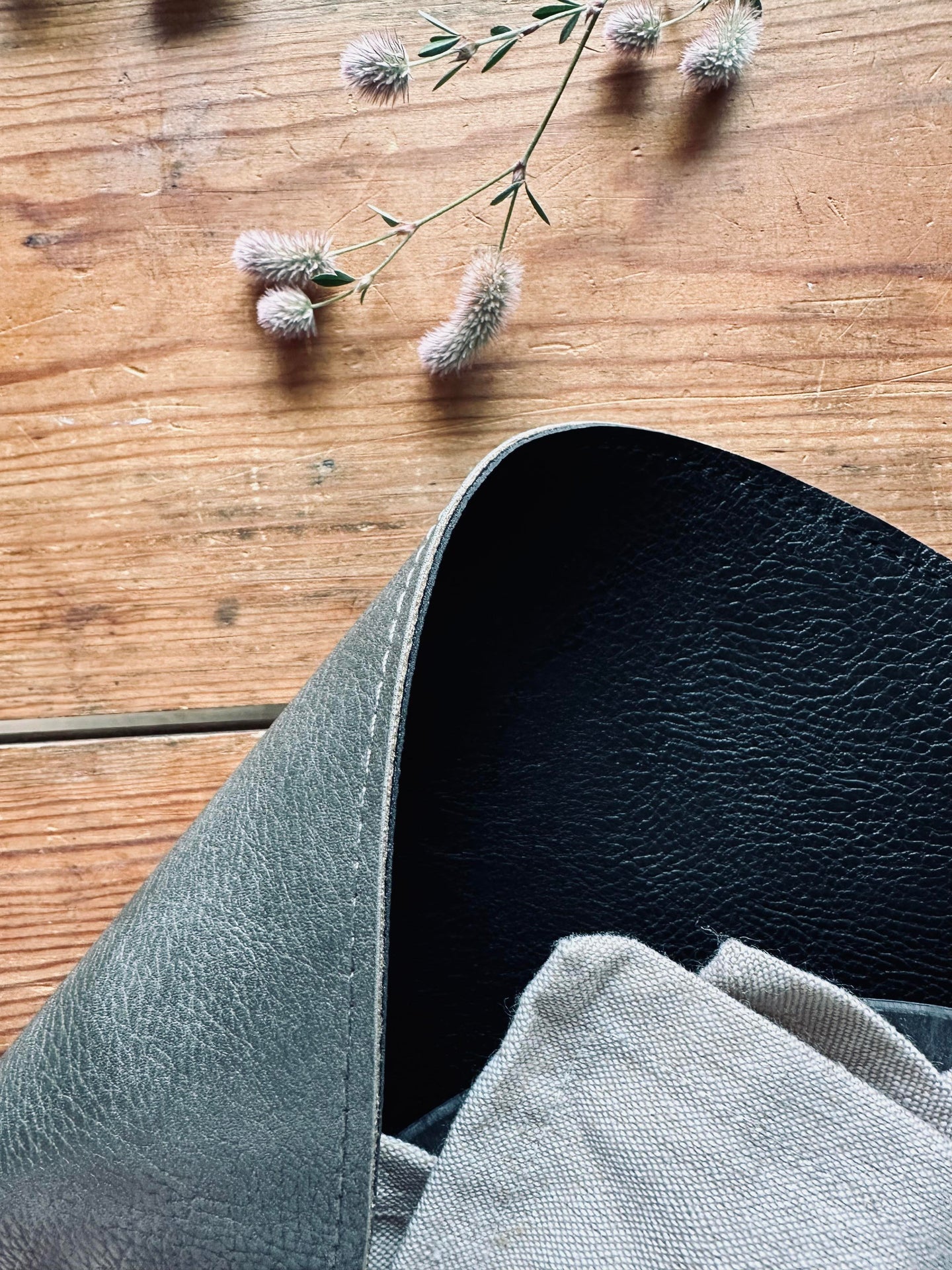 Platzmatte Grau / Schwarz – Wendbar