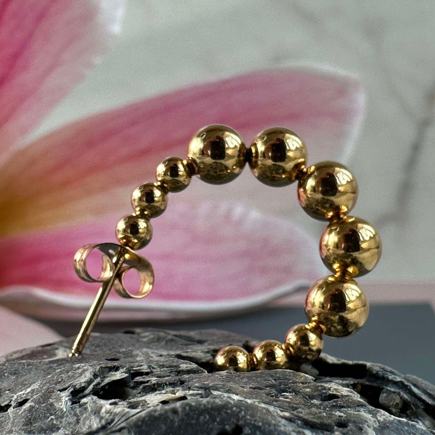 Ohrringe Gunilla 20 mm - 18k vergoldet