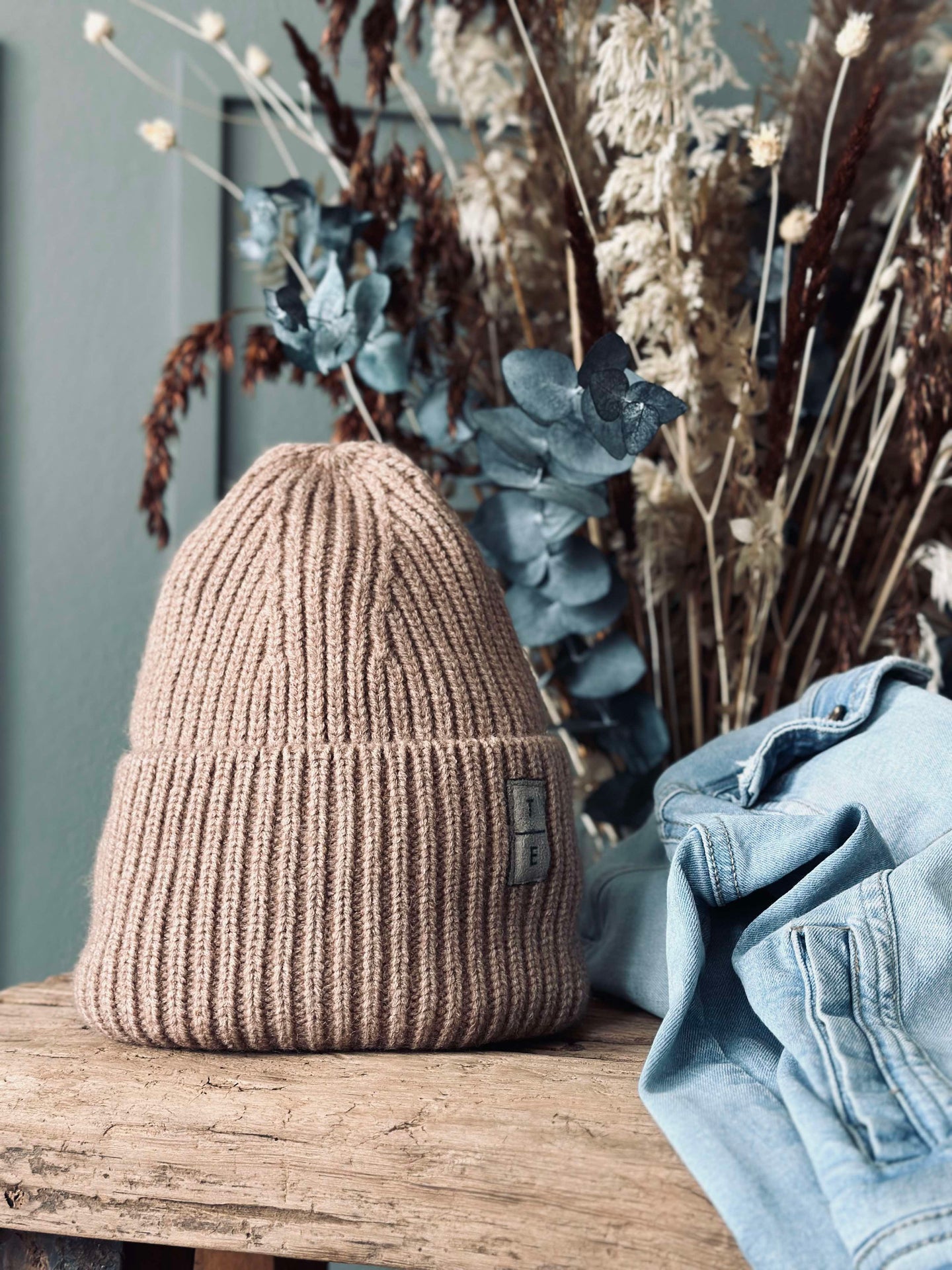 Beanie-Mütze camel