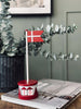 Flagge - handbemaltes Holz