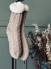 Socken Fleece Beige