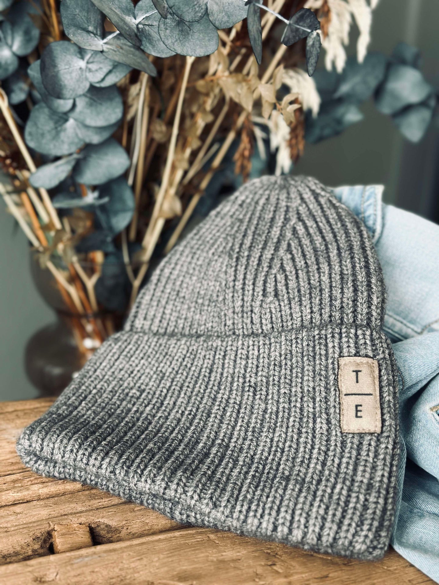 Beanie Mütze Grau