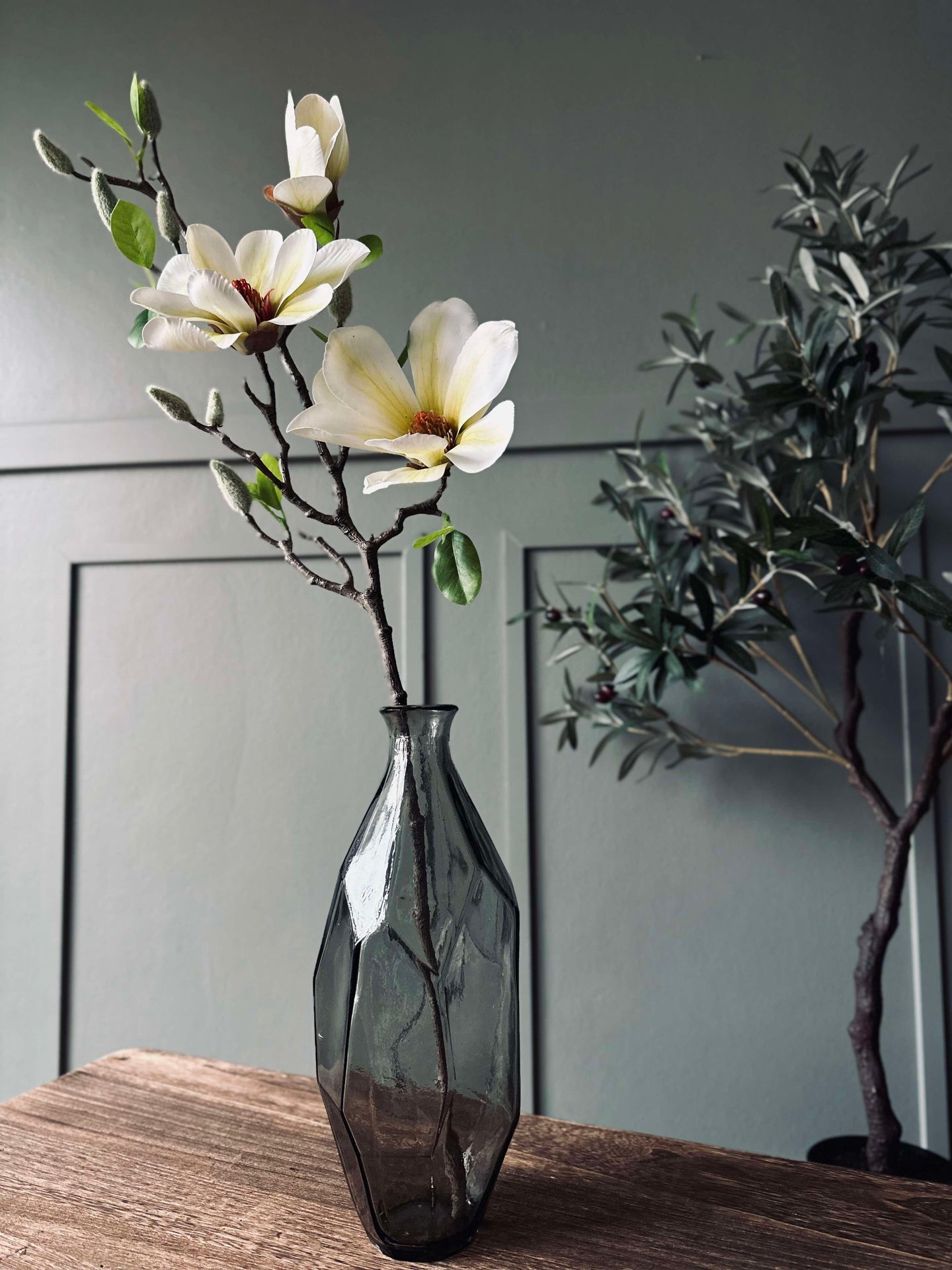 Blume Magnolia - Weiß