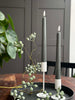 Stumpenkerzen / Set mit 2 Stück und Fernbedienung – Grün 24 cm