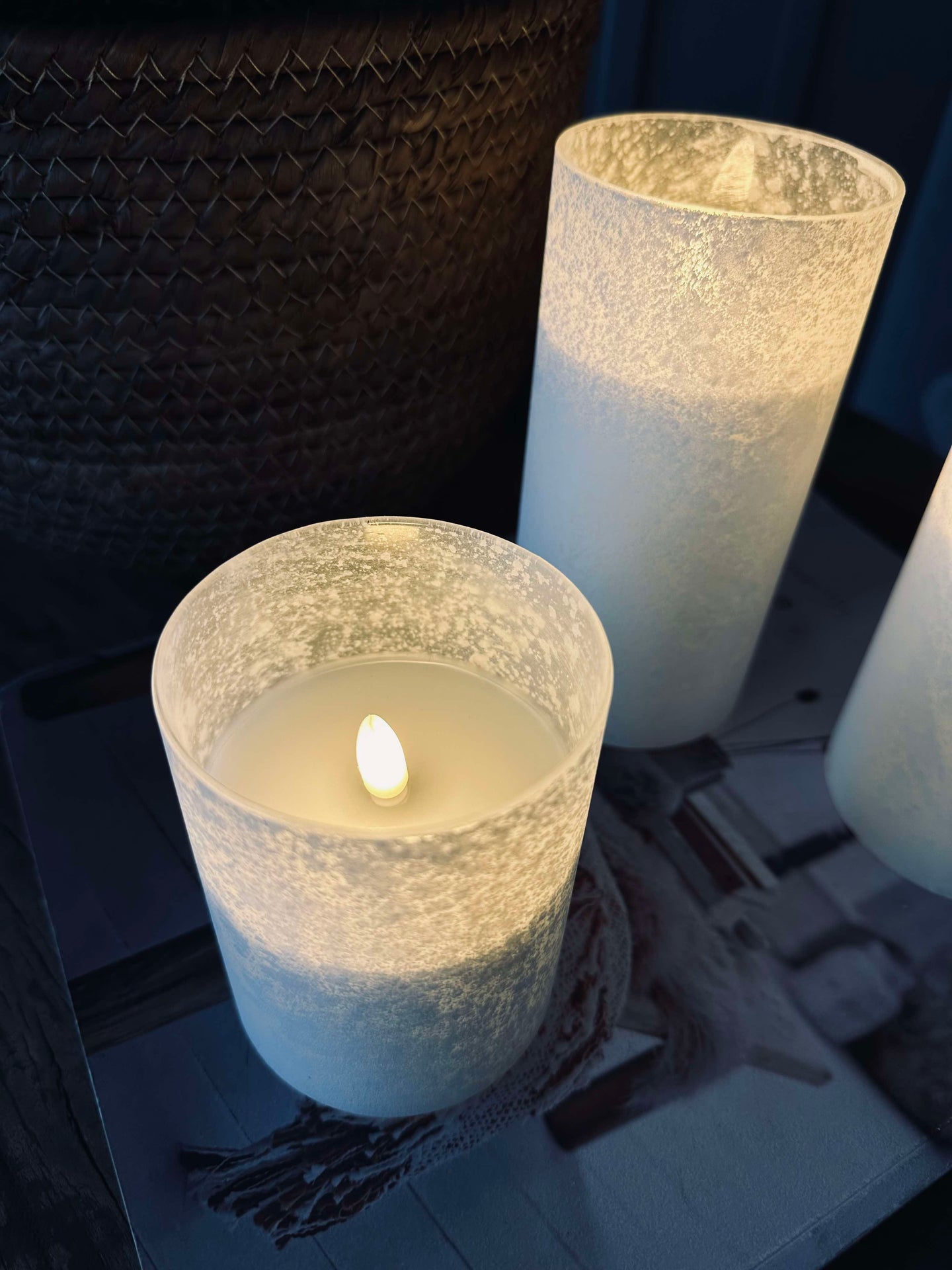 LED-Kerzen FROZEN - Weiß 3 Stk